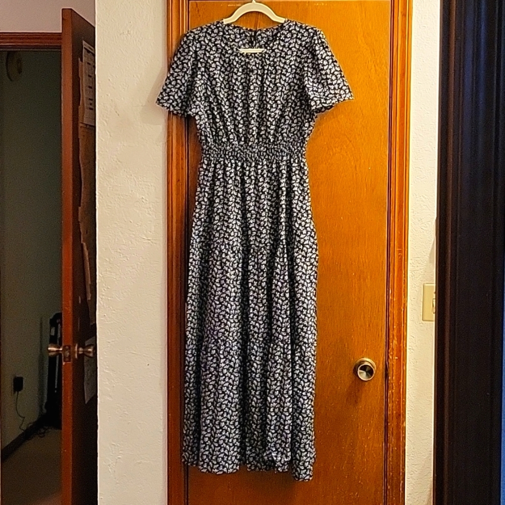 SHEIN dress - L size (8/10) - Black floral